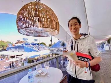 中国女排奥运冠军朱婷西班牙养伤看网球，此前用纳达尔鼓励自己